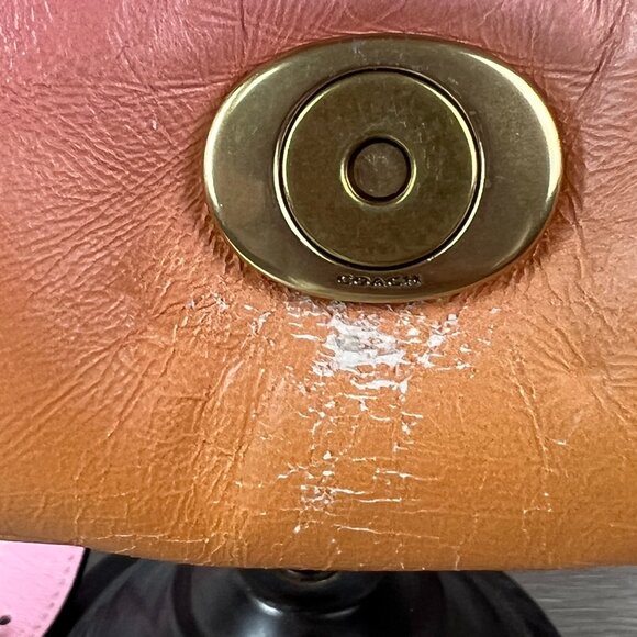 Coach Pillow Tabby 26 Shoulder Bag in Ombré leather CA083 - Picture 5 of 14